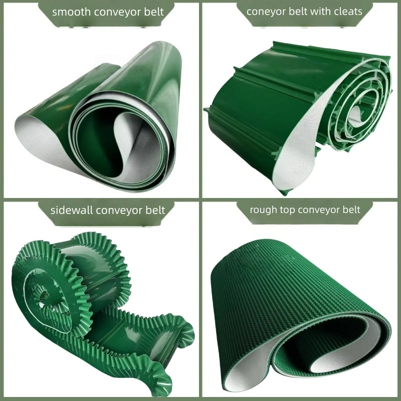 PVC conveyor belt processing for food indusrty and logistics