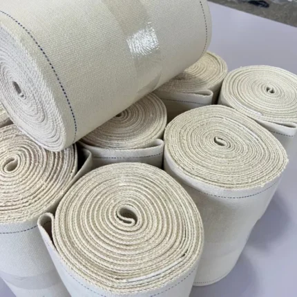 Heat Resistant White Cotton Canvas Conveyor Belt Factory – view 1 | YouBelt